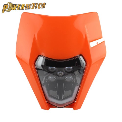Motorcycle led headlight plate - led,